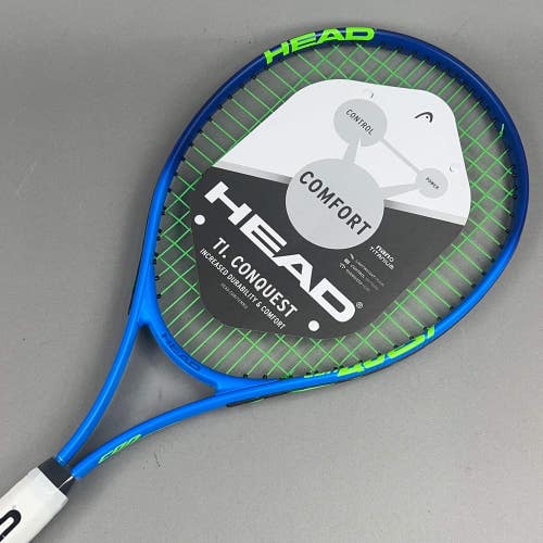 Head Ti Conquest Tennis Racquet 4 3/8" Grip & 108in Head Size