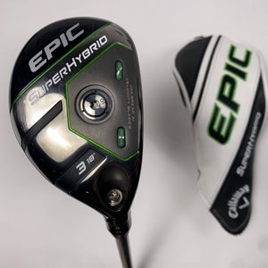 Callaway EPIC Super 3 Hybrid 18* AeroTech SteelFiber FC 75 F3 Regular RH HC