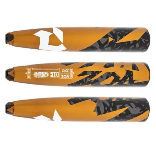 NEW! DEMARINI ZOA USSSA 28/18 Composite Baseball Bat Model WTDXZOA Gold/Black