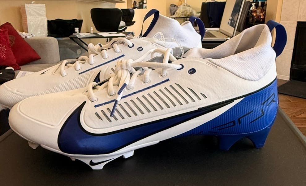 Nike Vapor Edge Pro 360 2 White Royal Blue Football Cleats Mens 16 FN7764-108 Nike Men main image 2