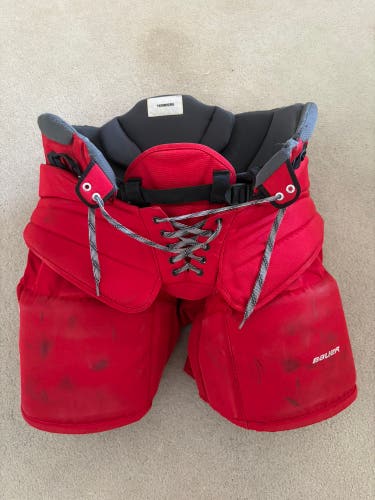 Senior Large Bauer Pro Hockey Goalie Pants Pro Stock (Used)