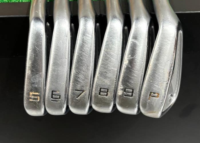 TaylorMade 2023 P7MC Iron Set 5-PW Stiff Project X LZ 120g RH Used