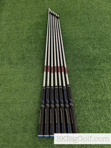 KBS Prototype 95g Stiff Flex Steel 7pc Iron 4-P Shafts Set .355 Tip