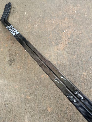 2 Pack CCM JETSPEED FT8 PRO Pro Stock Hockey Stick Grip P90M 85 Flex Right 2938