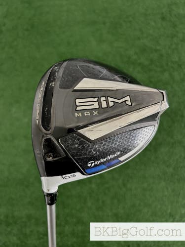 LH Taylormade Sim Max 10.5 Driver / Extra Stiff