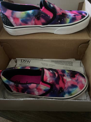 Purple Women's Size M 1.5 (W 2.5) Youth Skechers Shoes (New)