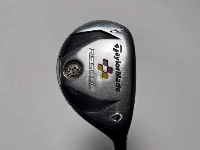 TaylorMade Rescue 2009 4 Hybrid 22* Aldila REAX 65g Stiff Graphite Mens RH