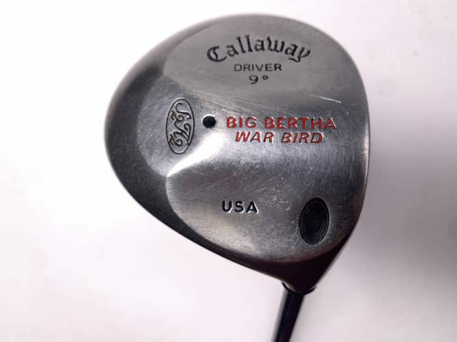 Callaway Big Bertha Warbird Driver 9* RCH 90 Firm Graphite Mens RH