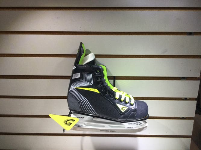 Graf G35 Hockey Skates Regular Width Size 4.5 (New)