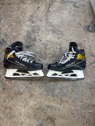 2020 Bauer Supreme Ultrasonic Hockey Goalie Skates Regular Width 7.5 (Used)