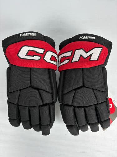 New CCM 85C 14" Pro Stock Hockey Gloves - Black/Red/White