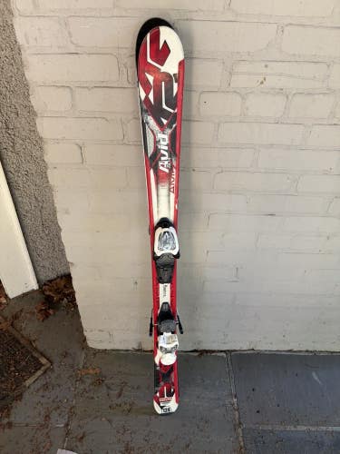 K2 Avid JSL 14 Skis 124cm w/ Marker 4.5 Adjustable Youth Bindings, Red