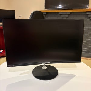 (Sceptre Curved Computer Monitor 75 Hz HDMI, 21 inch Used)