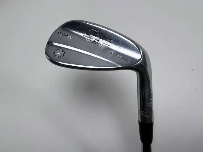Titleist Vokey SM6 Tour Chrome Wedge 52* 8 Bounce F-Grind Wedge Steel Mens RH
