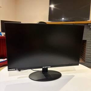 (Used Sceptre Gaming Monitor 21’ 75 Hz HDMI, Power Cord Included)