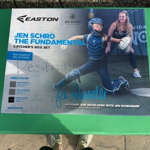New Easton Jen Schro The Fundamental Catcher's Combo Set | Large