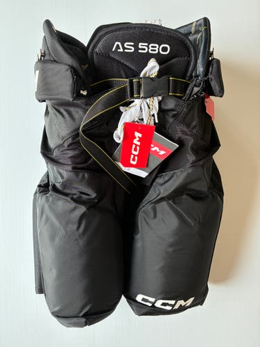 New Senior Large CCM Tacks AS580 Hockey Pants - Black