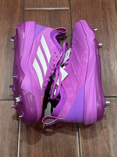 new men's 13 Adidas Adizero Impact Metal BSB Somos Purple Cleats JH9131