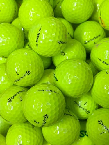 12 Yellow TaylorMade TP5/ TP5X... Premium AAA Used Golf Balls