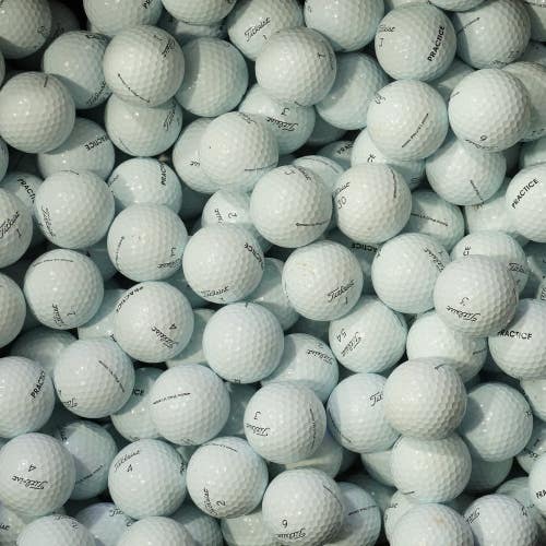 LOT of 100 Titleist Pro V1 PRACTICE Golf Balls AAAAA+AAAA+AAA (5A+4A+3A) Mix!!