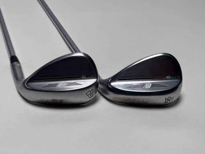 Titleist Vokey SM9 Tour Chrome Wedge Set 56* 10 60* 12 Wedge Steel Mens RH