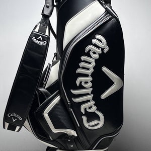 Callaway Rogue Staff Bag Black 6-Way Divide Single Strap Golf Bag