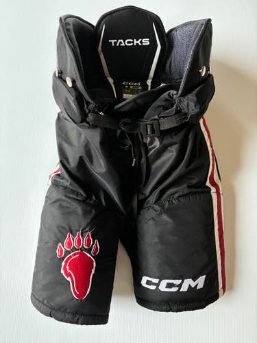 Used Senior Medium CCM 85C Pro Stock Hockey Pants - Black/Red/White