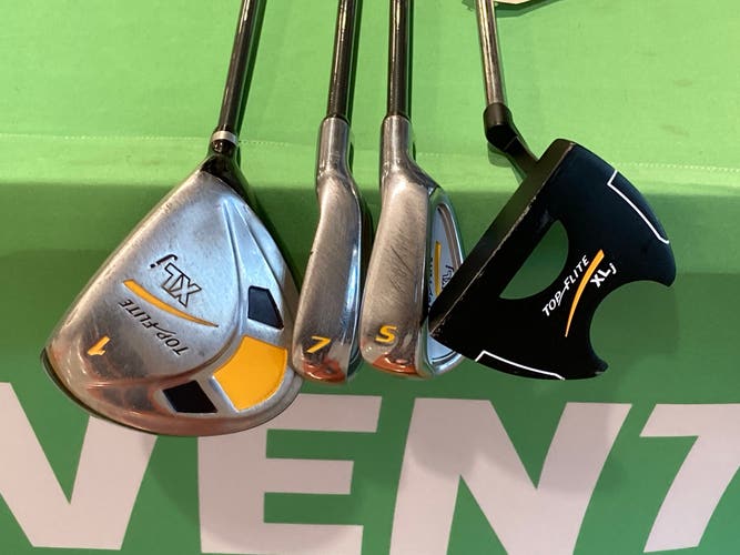 Used Junior Top Flite XLj Right Handed Golf Set | Driver, 7i, SW, Putter