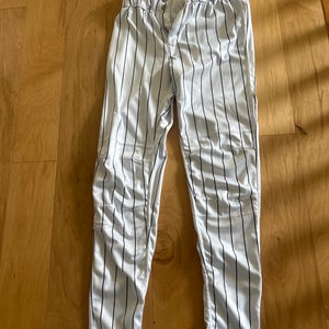White Pinstripe Men's Small Adult EvoShield Game Pants (Used Like New)
