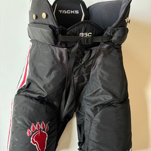 Used Senior Large CCM 85C Pro Stock Hockey Pants - Black/Red/White