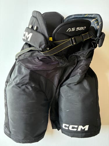 Used Senior XL CCM Tacks AS 580 Hockey Pants - Black