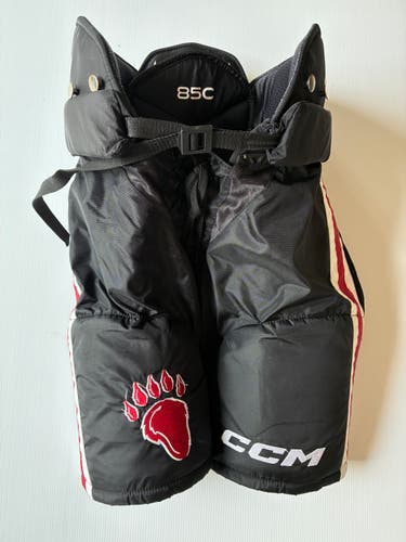 Used Senior Medium CCM 85C Pro Stock Hockey Pants - Black/Red/White