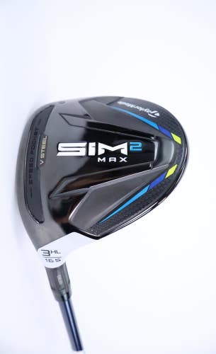 TaylorMade Sim 2 Max #3HL Fairway Wood, Fujikura Ventus Blue 5-R Left NEW INV#9