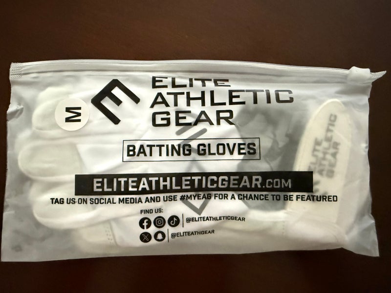 Elite Athletic Gear Adult-Medium Batting Gloves (New)