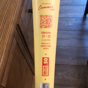 Combat MFG Spec A1 Alloy BBCOR Certified Bat (-3) 29 oz 31" (Used)
