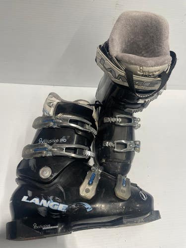Used Lange Exclusive 70 Womens Dh Ski Boot Black 265 Mp - M08.5 - W09.5 11769-s000028454