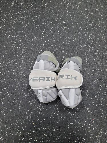 Used Maverik Mx Lacrosse Arm Pads Guards Grey Md 11849-s000040185