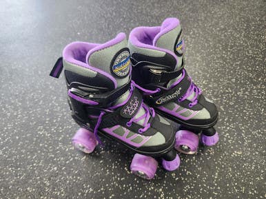 Used Nattork Child Roller Quad Skates Black Adjustable 11849-s000040352