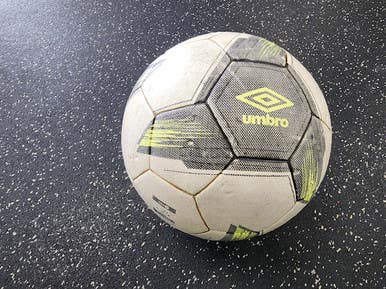 Used Umbro Tri Star All Size Soccer Ball Tan 5 11849-s000040355