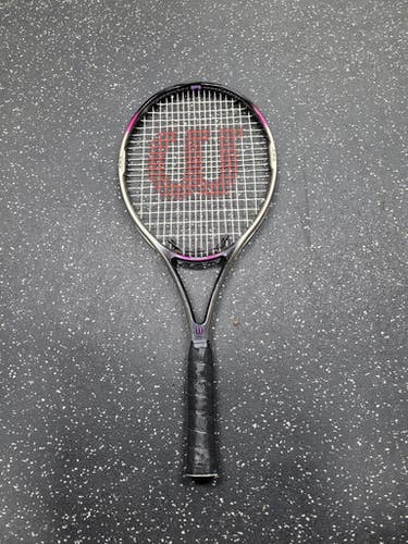Used Wilson Nemesis Sps Adult Tennis Racquet Silver 4 5 8" 11849-s000040371