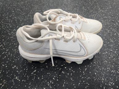 Used Nike Hyper Diamond 4 Bb Sb Cleats White Senior 6 11849-s000039417