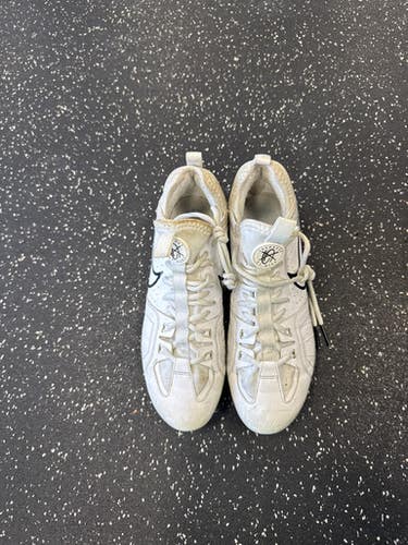 Used Nike Lax Cleats Mens White Senior 9 11849-s000035910
