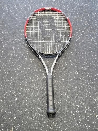 Used Prince Wimbledon Tournament Ii Adult Tennis Racquet Black 4 1 4" 11849-s000040423