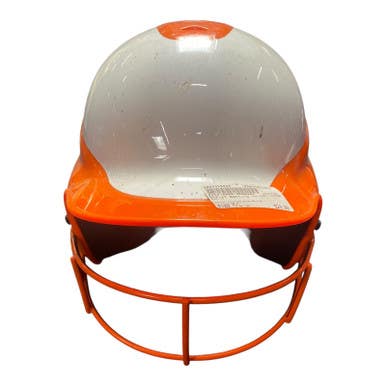 Used Rip-it Batting Helmet W Mask Orange And White M L 11375-s000329890