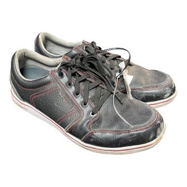 Used Ashworth Mens Golf Shoes Black Senior 10 11375-s000337773
