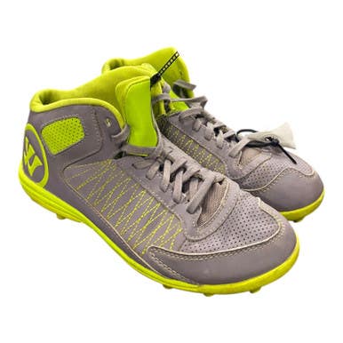 Used Warrior Lax Cleats Mens Grey Senior 5 11375-s000368193