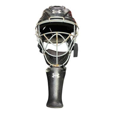 Used Under Armour Catcher Helmet Catchers Helmet W Mask Black Md 11375-s000369205