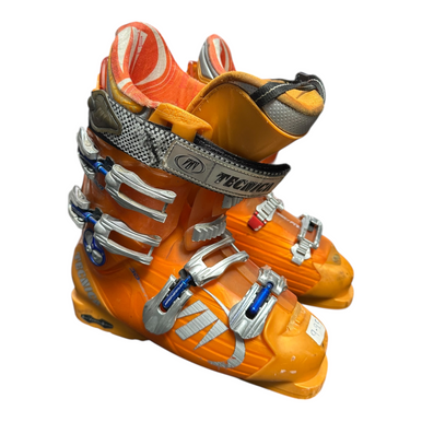 Used Tecnica Diablo Mens Dh Ski Boot Orange 275 Mp - M09.5 - W10.5 11375-s000369256