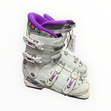 Used Nordica Grtj Girls Dh Ski Boot White 245 Mp - M06.5 - W07.5 11375-s000369623