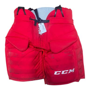 Used Ccm Hpg11k Pro Stock Senior Goalie Pant Red Xl 11375-s000370858